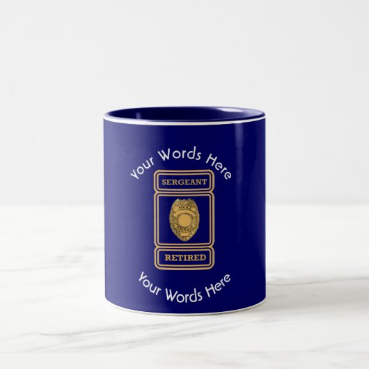 Tasse 2 Couleurs Sergent Custom (Centre)