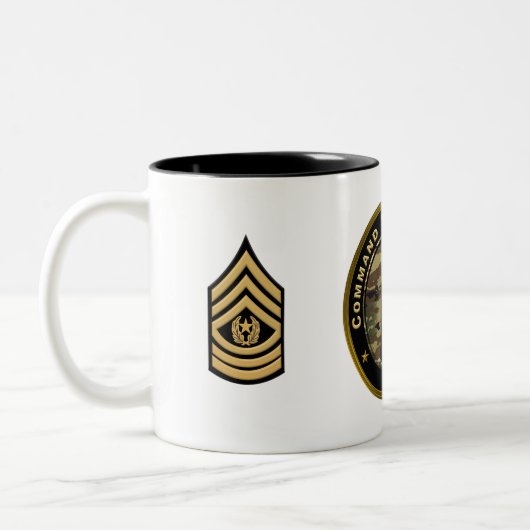 Tasse 2 Couleurs Sergent-major de commandement CSM (Gauche)
