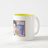 Tasse 2 Couleurs Sérieusement STFU, homme (Devant droit)