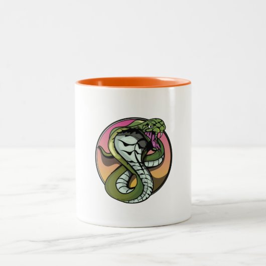 Tasse 2 Couleurs Serpent (Centre)