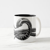 Tasse 2 Couleurs Serpent (Devant droit)