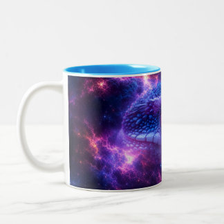 TASSE 2 COULEURS SERPENT DANS L'ESPACE