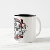 Tasse 2 Couleurs Serpent de crâne (Devant droit)