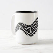 TASSE 2 COULEURS SERPENT MEXICAIN (Devant gauche)