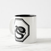 Tasse 2 Couleurs Serpent noir (Devant gauche)