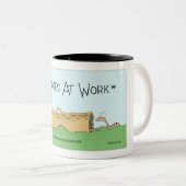 Tasse 2 Couleurs Serpents au travail (Devant droit)