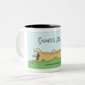 Tasse 2 Couleurs Serpents au travail (Devant gauche)