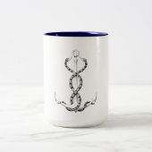 Tasse 2 Couleurs Serpents d'Ancre marine (Centre)