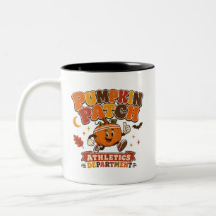 Tasse 2 Couleurs Service d'athlétisme de la Citrouille Patch