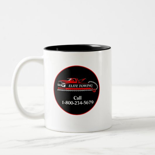 Tasse 2 Couleurs Service de camion professionnel (Gauche)