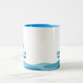 Tasse 2 Couleurs Service de guide de pêche (Centre)