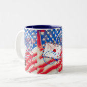 Tasse 2 Couleurs Service postal (Devant gauche)