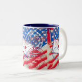 Tasse 2 Couleurs Service postal (Devant droit)