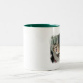 Tasse 2 Couleurs Ses chats durs d'une vie (Centre)