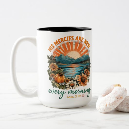 Tasse 2 Couleurs Ses Mérites Sont Nouvelles... (Avec donut)