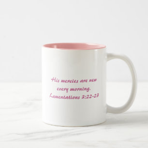 Tasse 2 Couleurs Ses pitiés sont nouvelles chaque matin