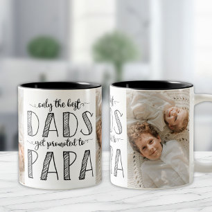Tasse 2 Couleurs Seuls les meilleurs papas sont promus à Papa