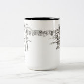 Tasse 2 Couleurs Seven vs Four Tree Art (Centre)
