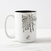 Tasse 2 Couleurs Seven vs Four Tree Art (Gauche)