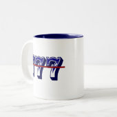 TASSE 2 COULEURS SEVENS TRIPLE (Devant gauche)