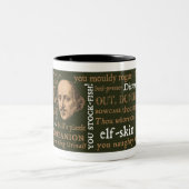 Tasse 2 Couleurs Shakespeare insulte la collection (Centre)