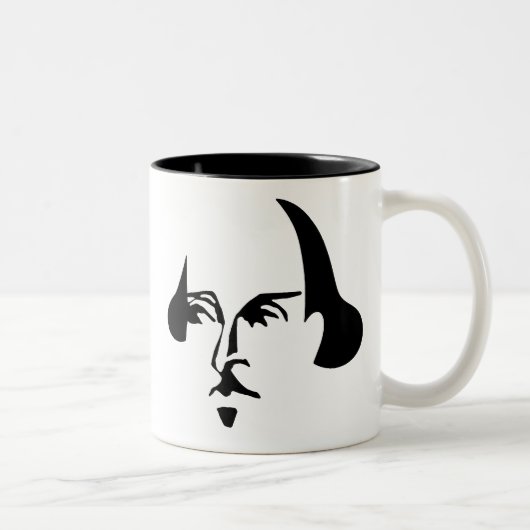 Tasse 2 Couleurs Shakespeare simple (Droit)