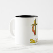Tasse 2 Couleurs Shalom (Devant gauche)
