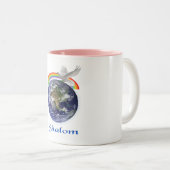 Tasse 2 Couleurs shalom (Devant droit)