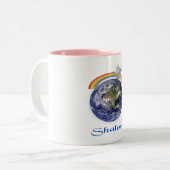 Tasse 2 Couleurs shalom (Devant gauche)