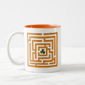 Tasse 2 Couleurs Shamrock dans le défi orange de labyrinthe (Gauche)
