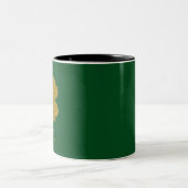Tasse 2 Couleurs Shamrock de la Saint-Patrick (Centre)
