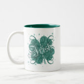 Tasse 2 Couleurs Shamrock irlandais (Gauche)