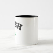 Tasse 2 Couleurs Shamrock irlandais St Patrick's (Centre)