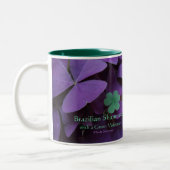 Tasse 2 Couleurs Shamrocks brésiliens avec un volontaire vert (Gauche)