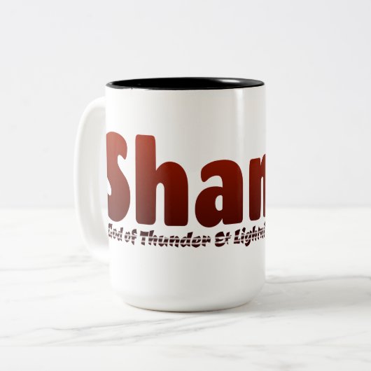 Tasse 2 Couleurs Shango (Devant gauche)