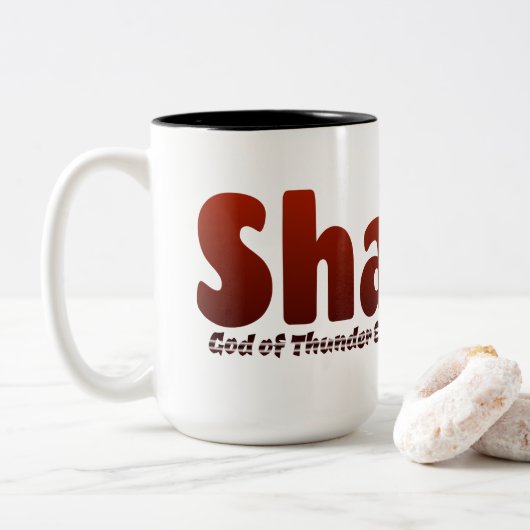 Tasse 2 Couleurs Shango (Avec donut)