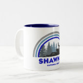 Tasse 2 Couleurs Shawnee National Forest Rainbow Deer (Devant gauche)