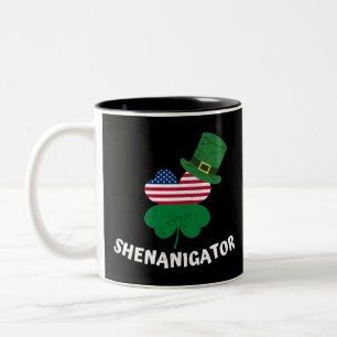 Tasse 2 Couleurs Shenanigator de la Saint Patrick
