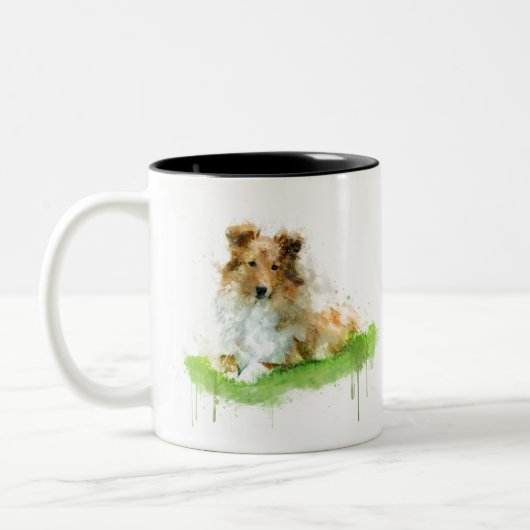 Tasse 2 Couleurs Shetland (Gauche)