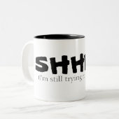 TASSE 2 COULEURS SHHH ! (Devant gauche)