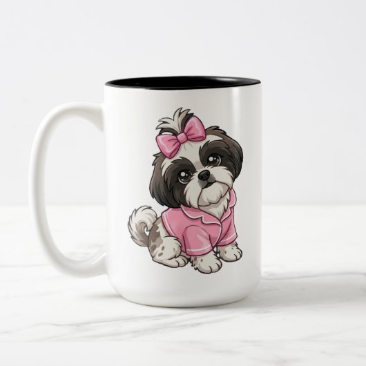Tasse 2 Couleurs Shih Tzu (Gauche)