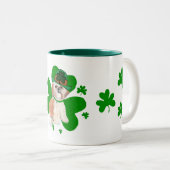 Tasse 2 Couleurs Shih Tzu Saint-Patrick (Devant droit)
