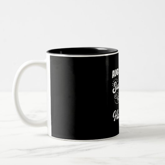 Tasse 2 Couleurs Shit Funny August Birthday (Gauche)