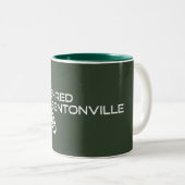 Tasse 2 Couleurs Shred Bentonville VTT Arkansas (Devant droit)