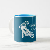 Tasse 2 Couleurs Shred Cuyuna Minnesota VTT (Devant gauche)