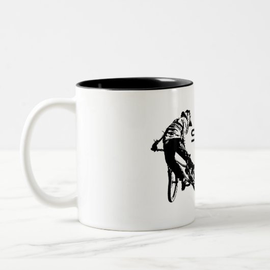 Tasse 2 Couleurs Shred Moab Mountain Biking (Gauche)