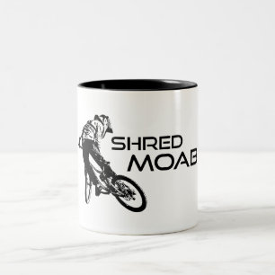 Tasse 2 Couleurs Shred Moab Mountain Biking