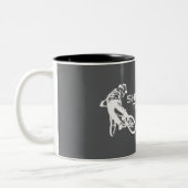 Tasse 2 Couleurs Shred The Whole Enchilada Moab Utah (Gauche)