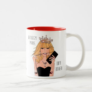 Tasse 2 Couleurs Si ça ne bouge pas - Ne vous embêtez pas !" Co à d