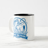Tasse 2 Couleurs Si j'étais en train de pêcher (Devant gauche)